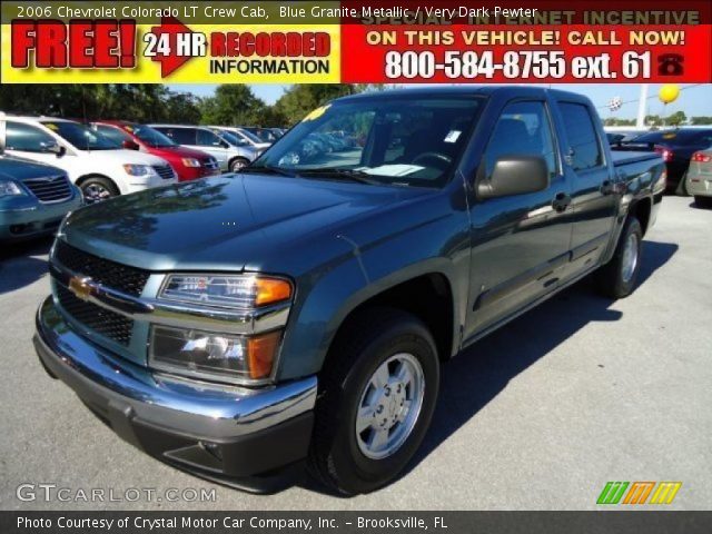 2006 Chevrolet Colorado LT Crew Cab in Blue Granite Metallic