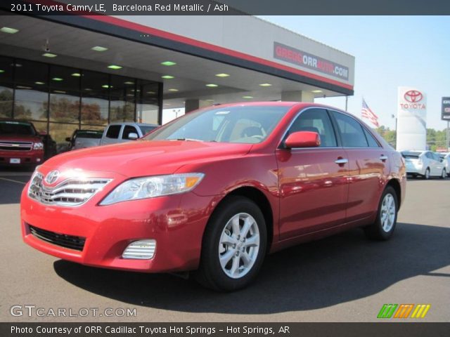 2011 Toyota Camry LE in Barcelona Red Metallic