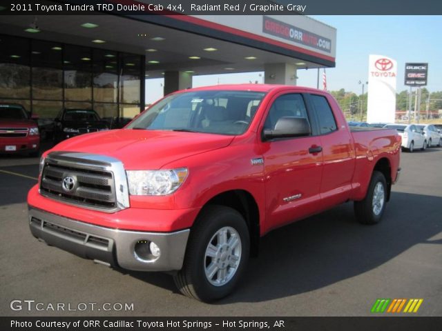 2011 Toyota Tundra TRD Double Cab 4x4 in Radiant Red