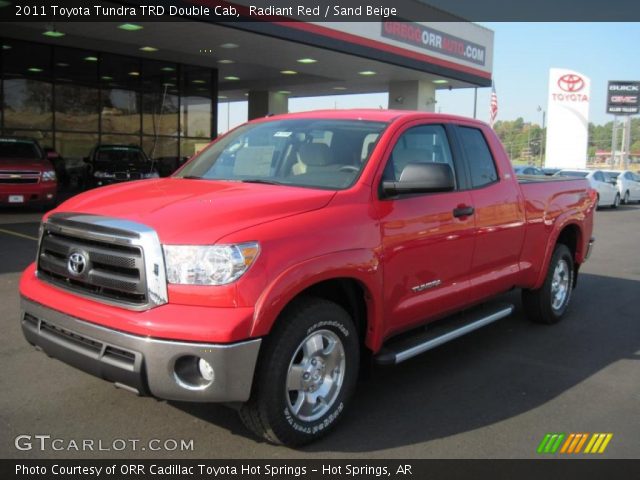 2011 Toyota Tundra TRD Double Cab in Radiant Red