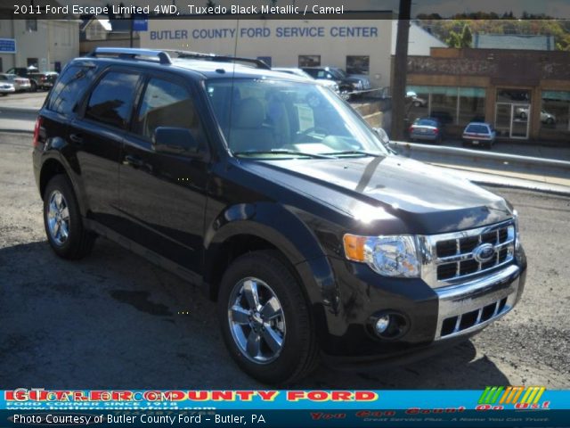 2011 Ford Escape Limited 4WD in Tuxedo Black Metallic