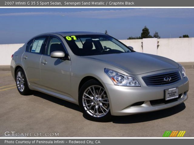 2007 Infiniti G 35 S Sport Sedan in Serengeti Sand Metallic