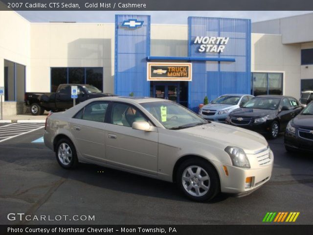 2007 Cadillac CTS Sedan in Gold Mist