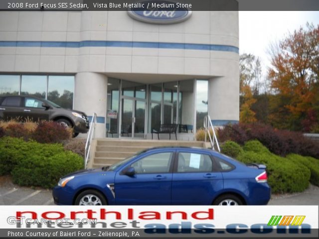 2008 Ford Focus SES Sedan in Vista Blue Metallic