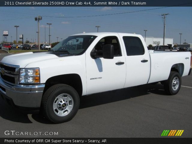 2011 Chevrolet Silverado 2500HD Crew Cab 4x4 in Summit White