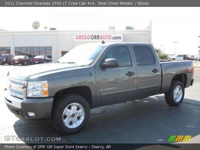 2011 Chevrolet Silverado 1500 LT Crew Cab 4x4 in Steel Green Metallic