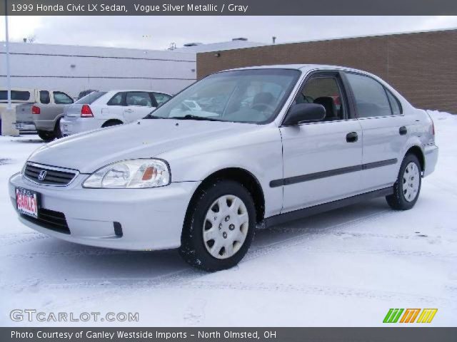 1999 Honda Civic LX Sedan in Vogue Silver Metallic