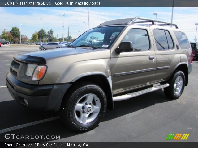 2001 Nissan Xterra SE V6 in Gold Rush Metallic