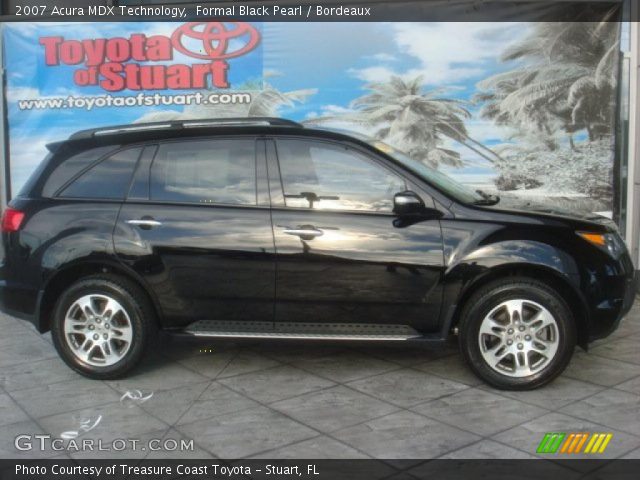 2007 Acura MDX Technology in Formal Black Pearl