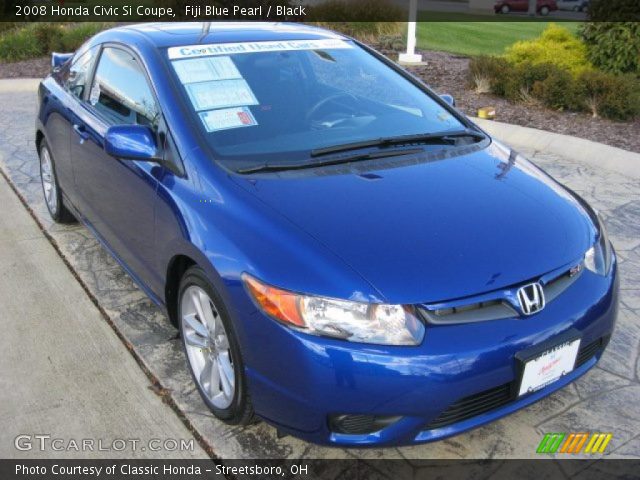 2008 Honda Civic Si Coupe in Fiji Blue Pearl