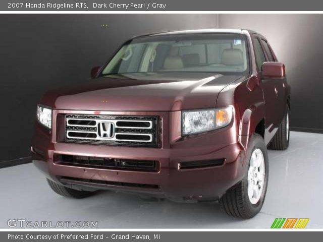 2007 Honda Ridgeline RTS in Dark Cherry Pearl