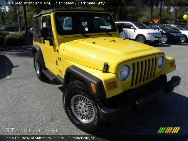 2004 Jeep Wrangler X 4x4 in Solar Yellow