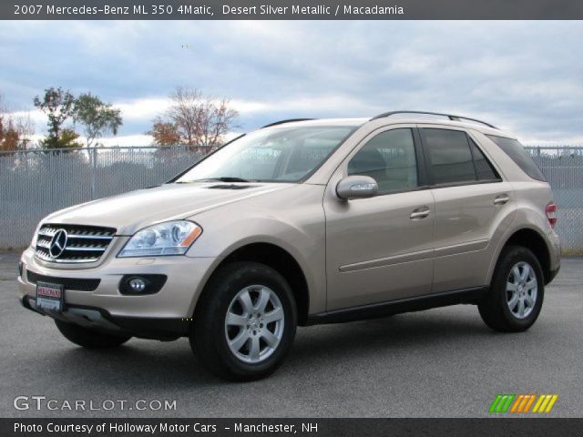 2007 Mercedes-Benz ML 350 4Matic in Desert Silver Metallic