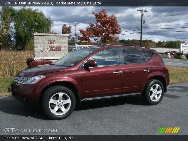 2005 Nissan Murano S AWD in Merlot Metallic