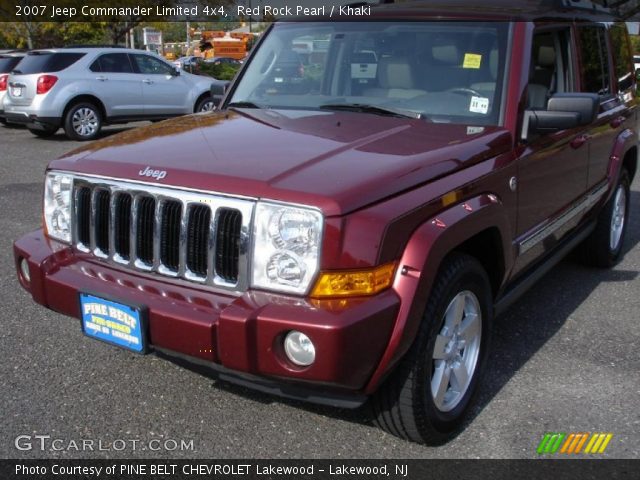 2007 Jeep Commander Limited 4x4 in Red Rock Pearl