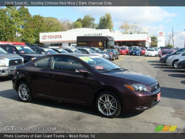 2008 Scion tC  in Sizzling Crimson Red Mica