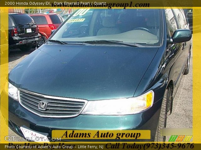 2000 Honda Odyssey EX in Dark Emerald Pearl
