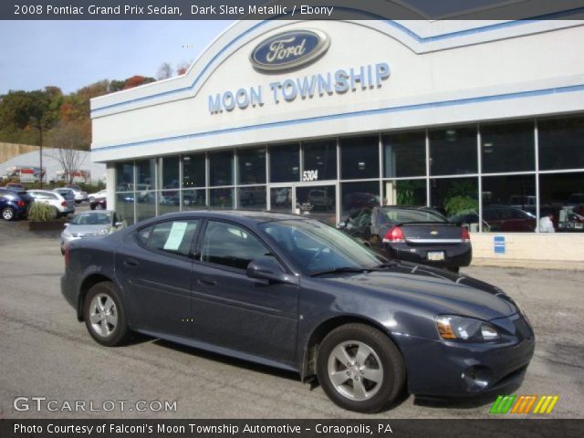 2008 Pontiac Grand Prix Sedan in Dark Slate Metallic