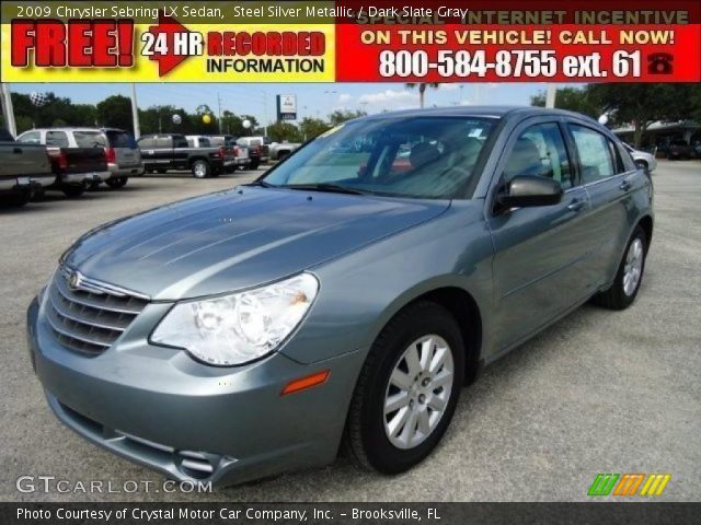 2009 Chrysler Sebring LX Sedan in Steel Silver Metallic