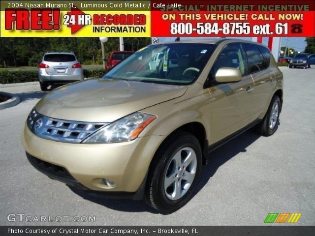 2004 Nissan Murano SL in Luminous Gold Metallic