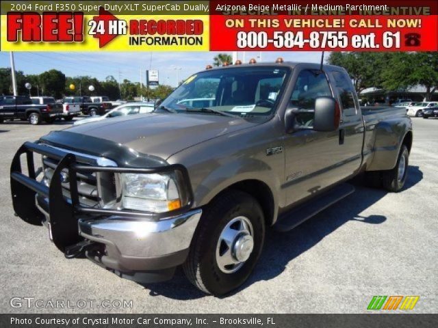 2004 Ford F350 Super Duty XLT SuperCab Dually in Arizona Beige Metallic