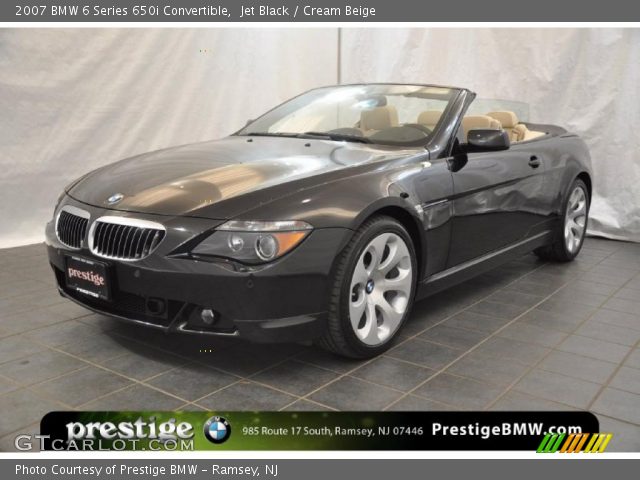 2007 BMW 6 Series 650i Convertible in Jet Black