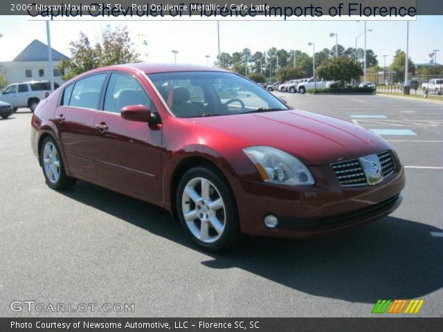 2006 Nissan Maxima 3.5 SL in Red Opulence Metallic