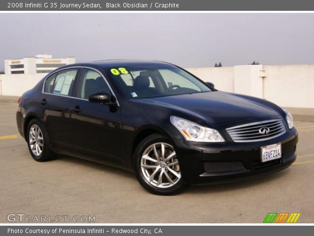 2008 Infiniti G 35 Journey Sedan in Black Obsidian