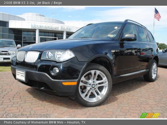 2008 BMW X3 3.0si in Jet Black