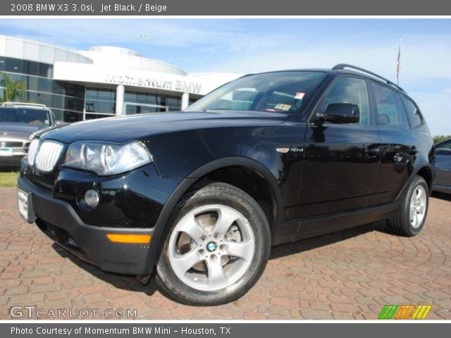 2008 BMW X3 3.0si in Jet Black