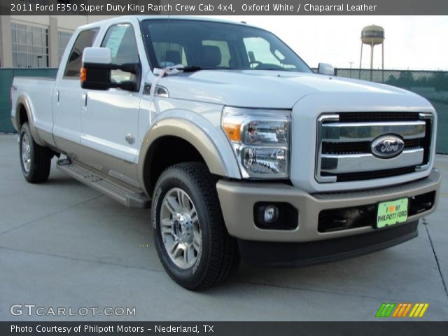 2011 Ford F350 Super Duty King Ranch Crew Cab 4x4 in Oxford White