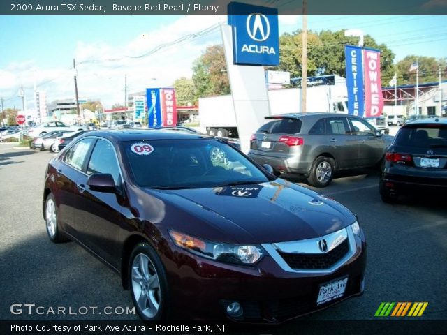 2009 Acura TSX Sedan in Basque Red Pearl