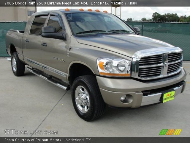 2006 Dodge Ram 2500 Laramie Mega Cab 4x4 in Light Khaki Metallic