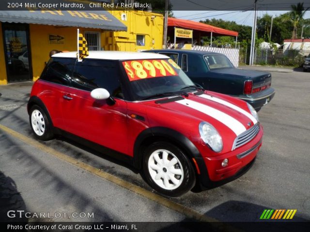 2004 Mini Cooper Hardtop in Chili Red