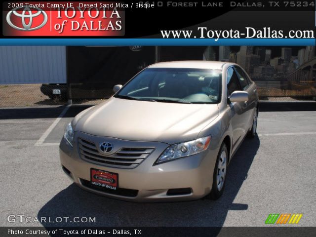 2008 Toyota Camry LE in Desert Sand Mica