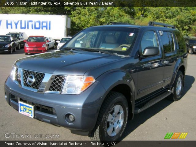 2005 Nissan Pathfinder XE 4x4 in Silverton Blue Pearl