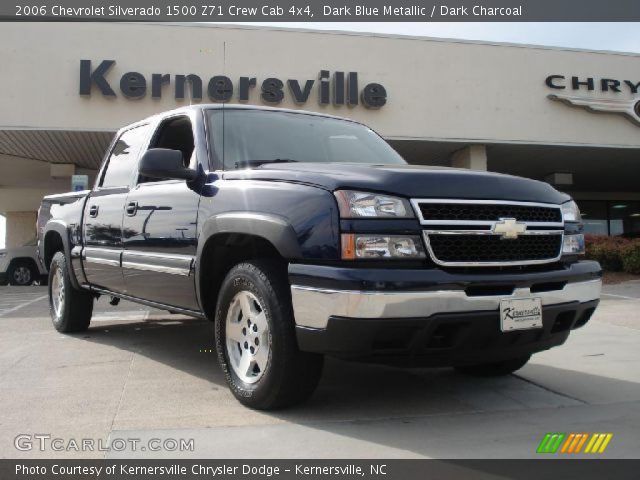 2006 Chevrolet Silverado 1500 Z71 Crew Cab 4x4 in Dark Blue Metallic