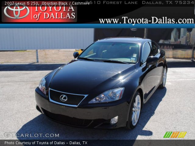2007 Lexus IS 250 in Obsidian Black