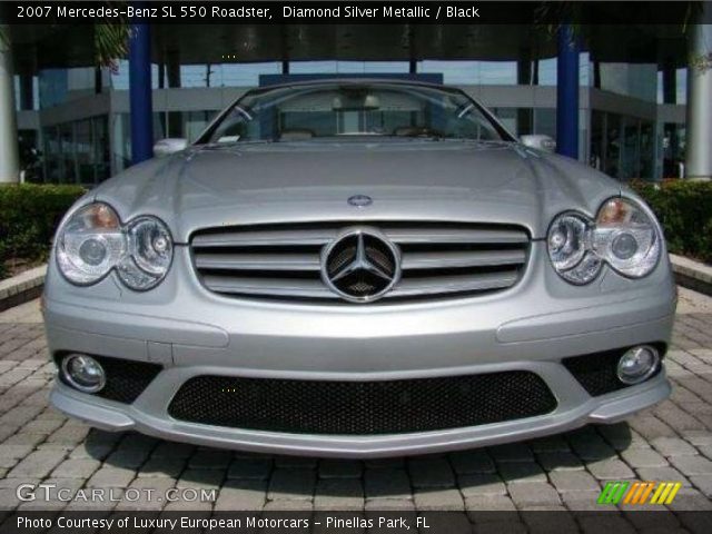 2007 Mercedes-Benz SL 550 Roadster in Diamond Silver Metallic