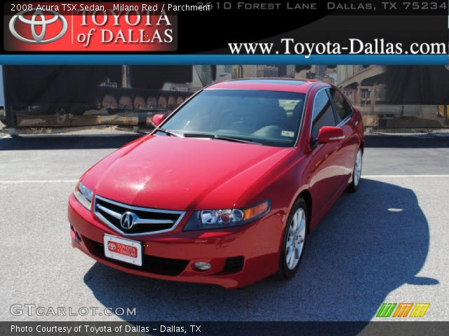 2008 Acura TSX Sedan in Milano Red