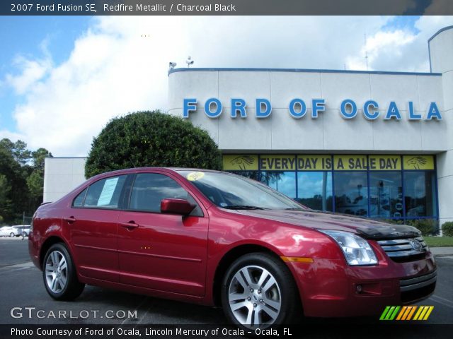 2007 Ford Fusion SE in Redfire Metallic