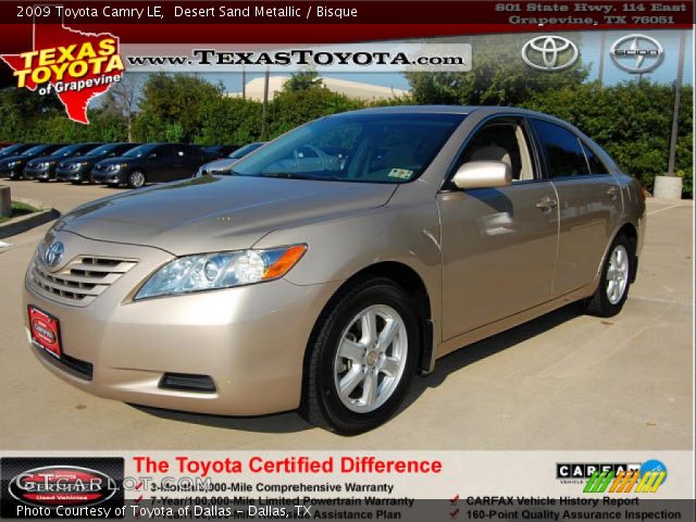 2009 Toyota Camry LE in Desert Sand Metallic