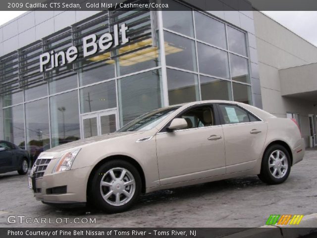 2009 Cadillac CTS Sedan in Gold Mist