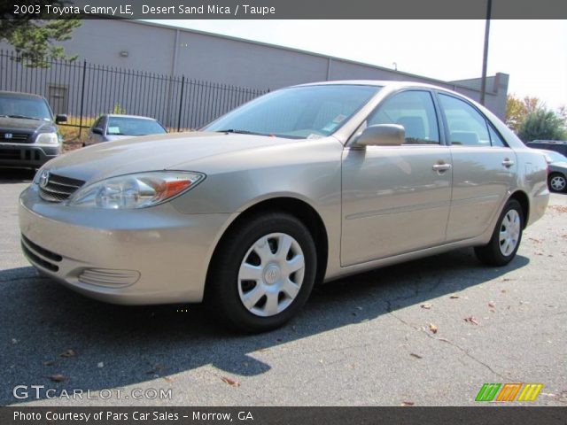 2003 Toyota Camry LE in Desert Sand Mica