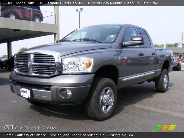 2008 Dodge Ram 2500 Laramie Quad Cab 4x4 in Mineral Gray Metallic