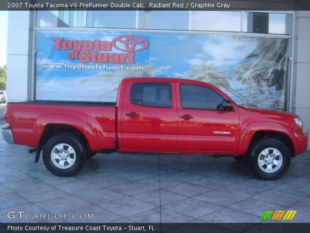 2007 Toyota Tacoma V6 PreRunner Double Cab in Radiant Red