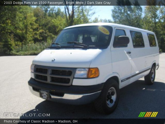 2003 Dodge Ram Van 1500 Passenger in Bright White