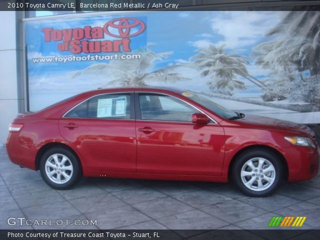 2010 Toyota Camry LE in Barcelona Red Metallic
