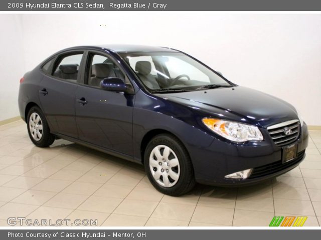 2009 Hyundai Elantra GLS Sedan in Regatta Blue
