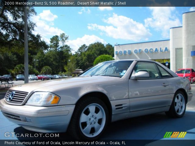 2000 Mercedes-Benz SL 500 Roadster in Desert Silver Metallic